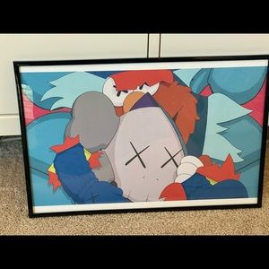 KAWS with Elmo and BFF